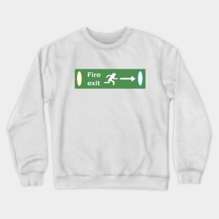 Fire Exit Portal Crewneck Sweatshirt